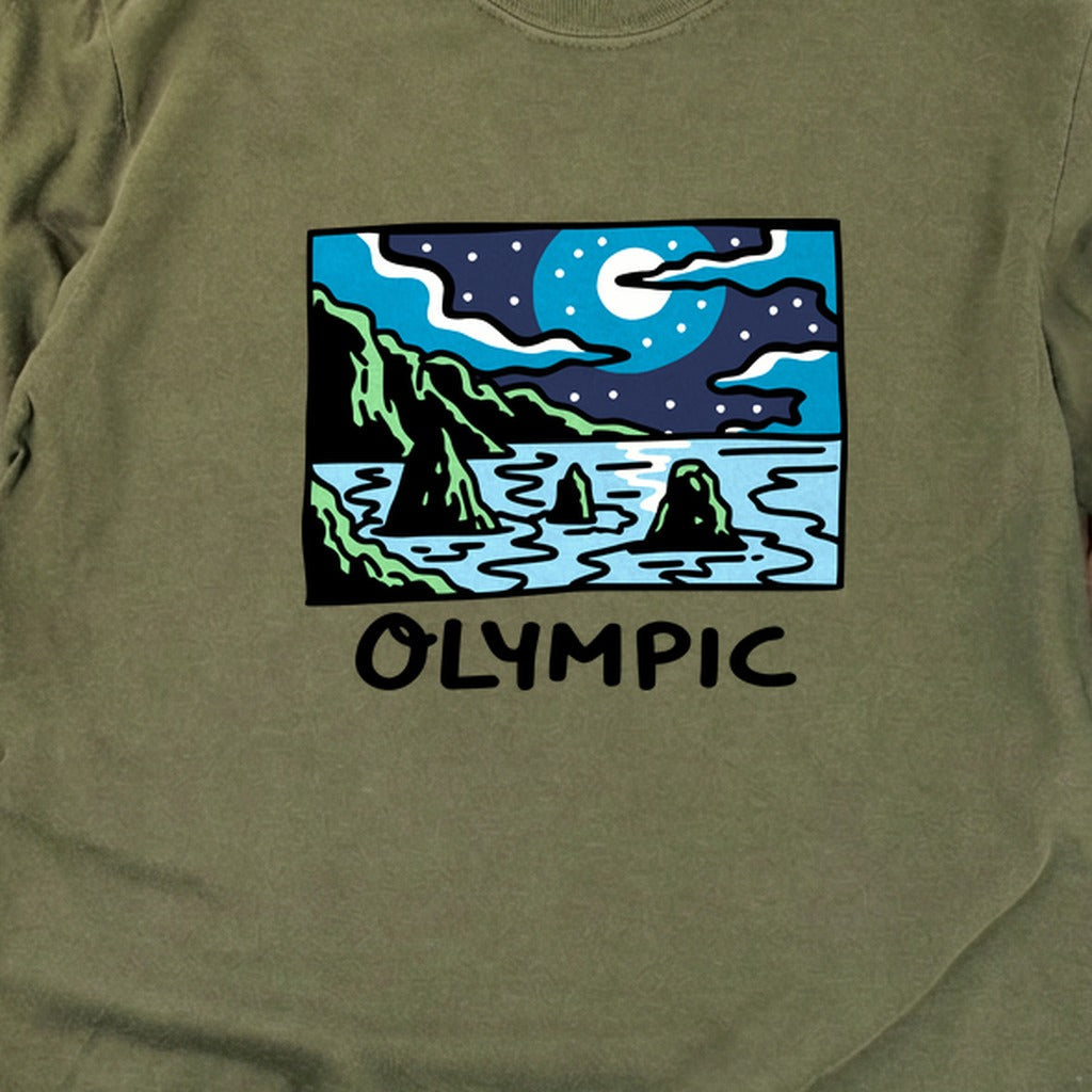 Olympic at Night Cotton Long Sleeve product image 2