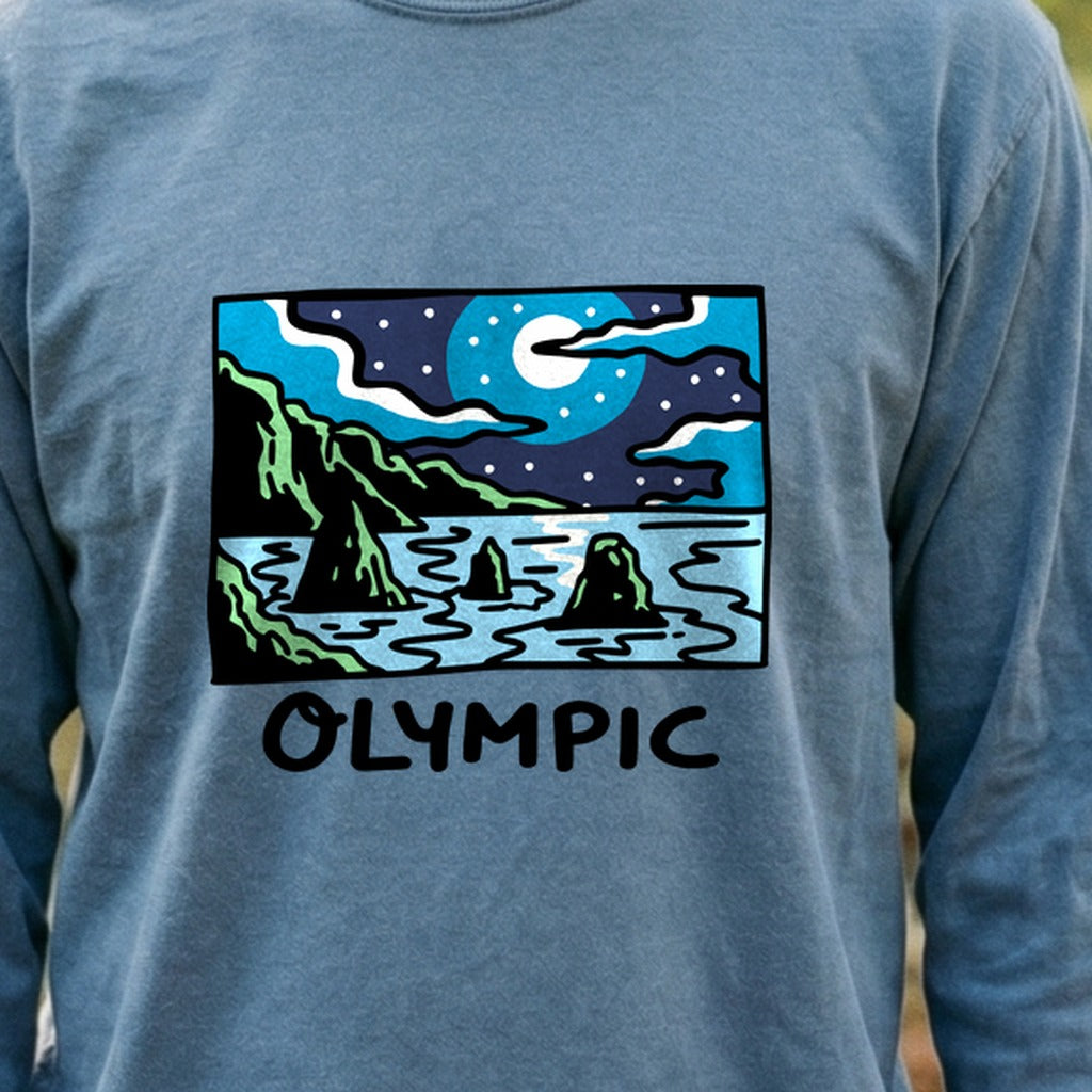 Olympic at Night Cotton Long Sleeve product image 3