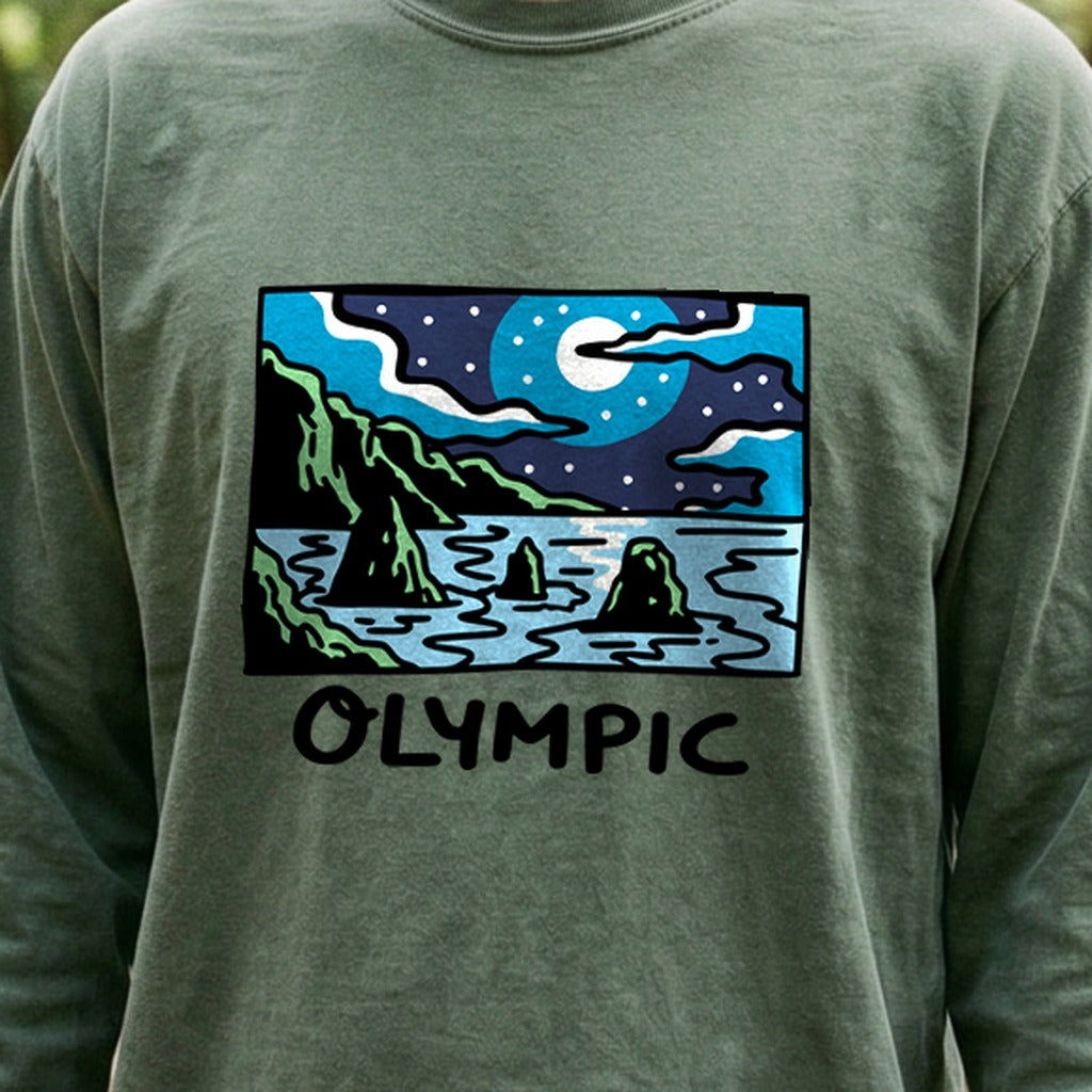 Olympic at Night Cotton Long Sleeve product image 4