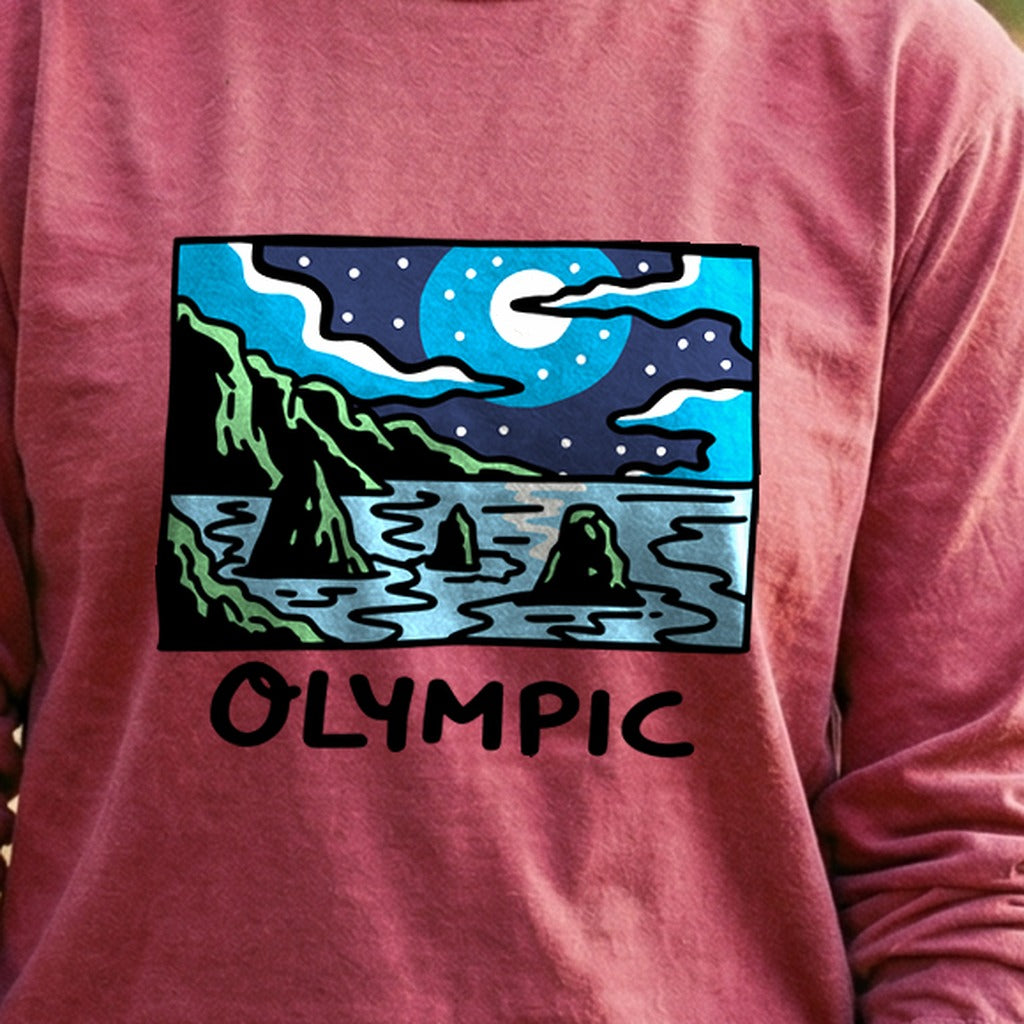 Olympic at Night Cotton Long Sleeve product image 5