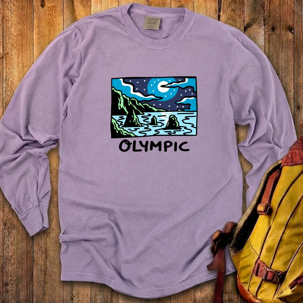 Olympic at Night Cotton Long Sleeve product image 25