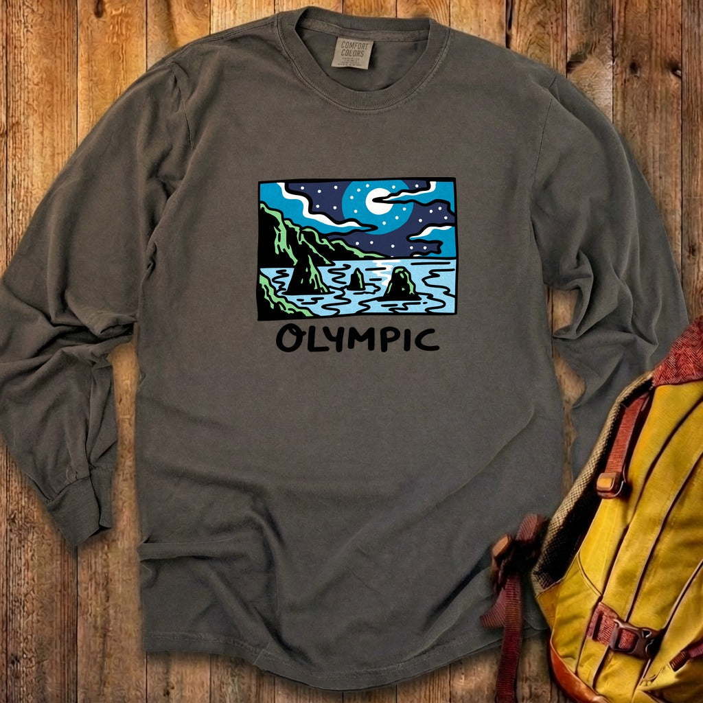 Olympic at Night Cotton Long Sleeve product image 27