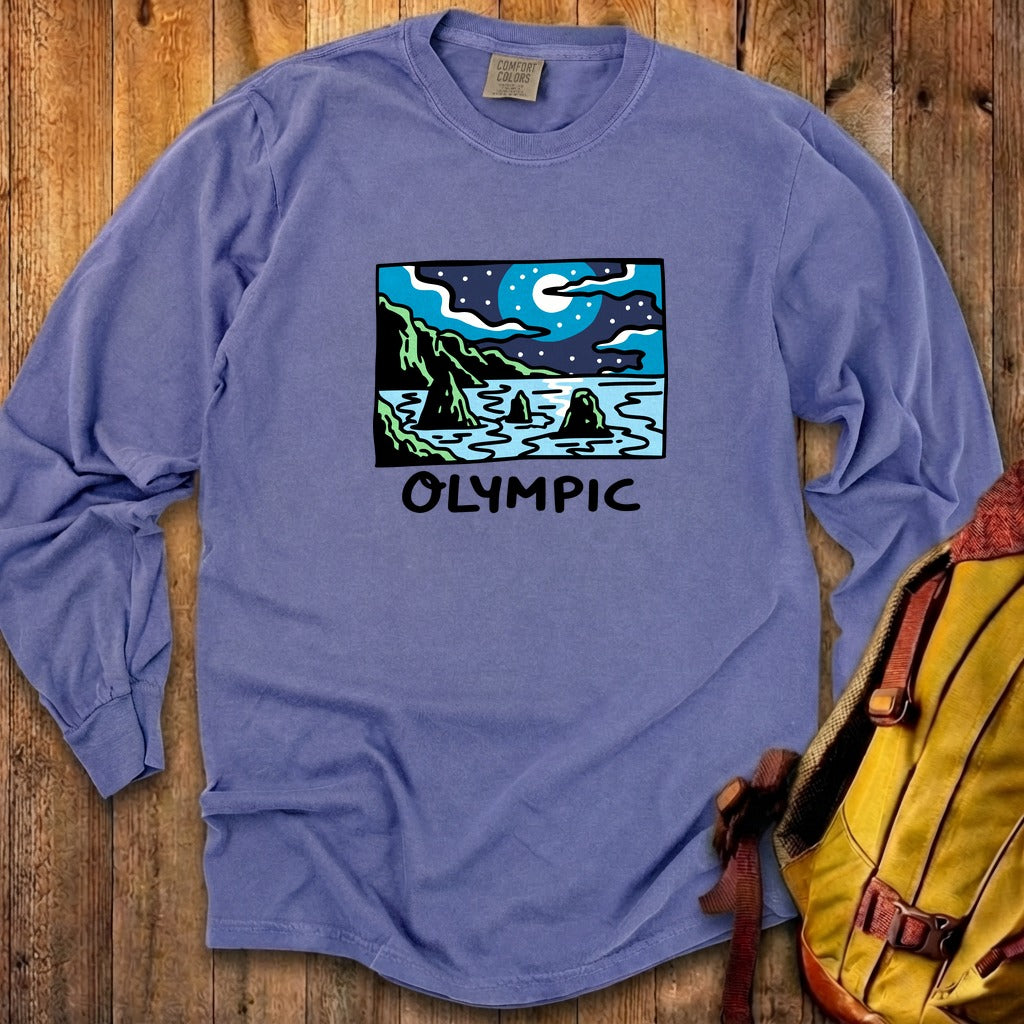 Olympic at Night Cotton Long Sleeve product image 29