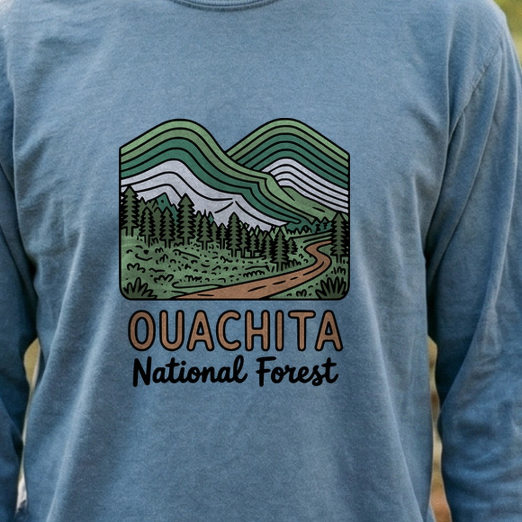 Ouachita National Forest Cotton Long Sleeve product image 3