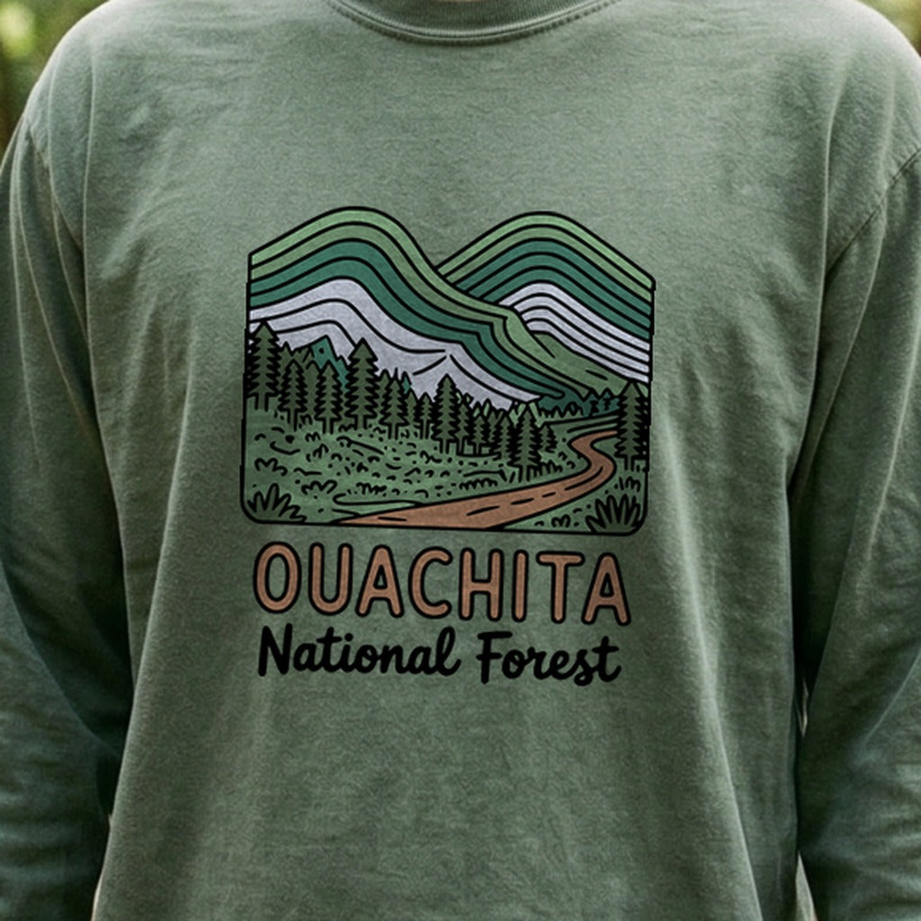 Ouachita National Forest Cotton Long Sleeve product image 4