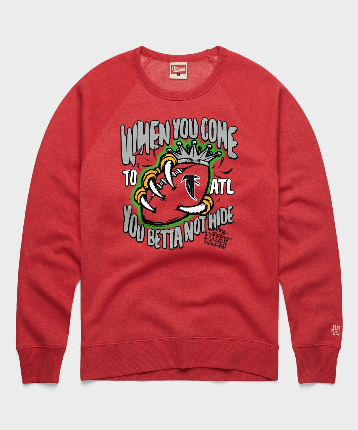 Outkast x Atlanta Falcons You Betta Not Hide Crewneck product image 1