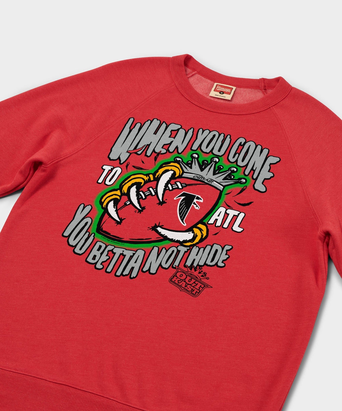 Outkast x Atlanta Falcons You Betta Not Hide Crewneck product image 2