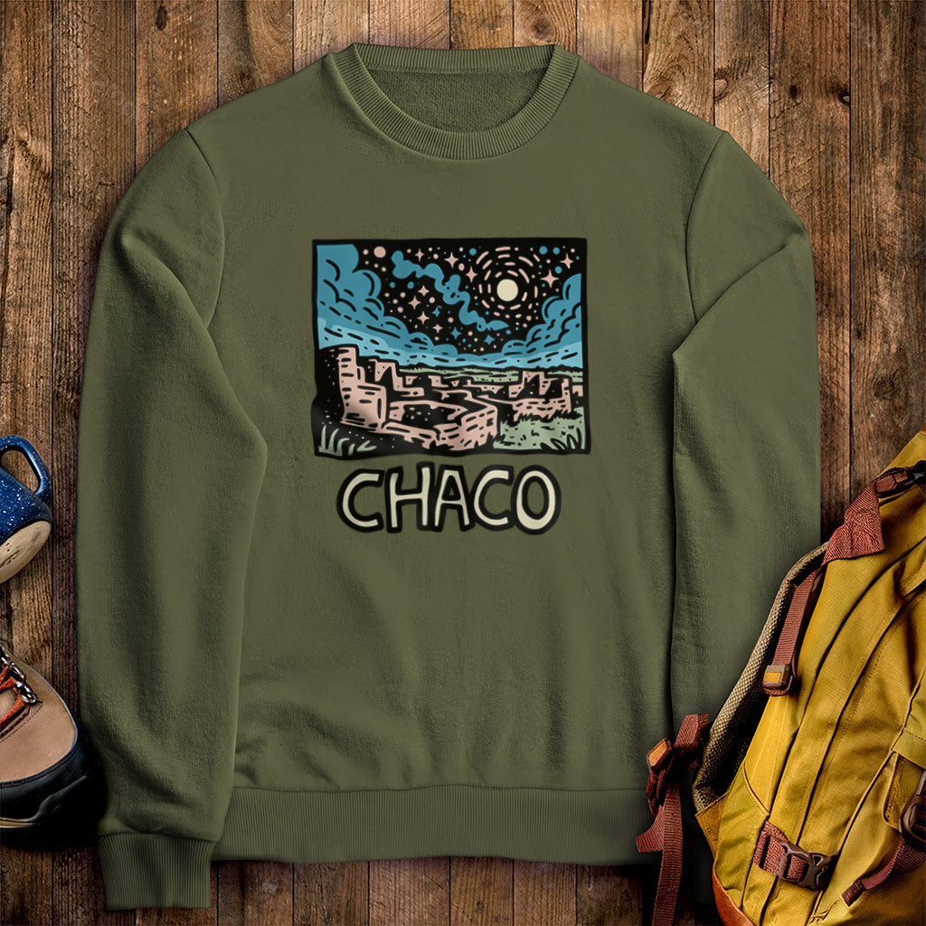 Chaco Culture National Historical Park at Night Crewneck product image 11