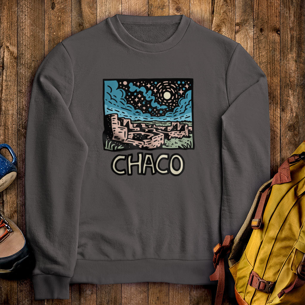 Chaco Culture National Historical Park at Night Crewneck product image 1
