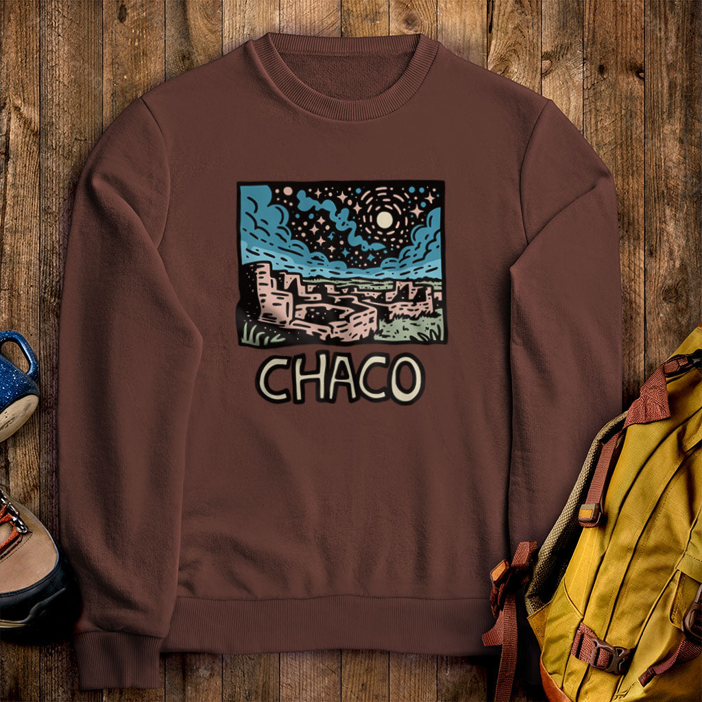 Chaco Culture National Historical Park at Night Crewneck product image 13