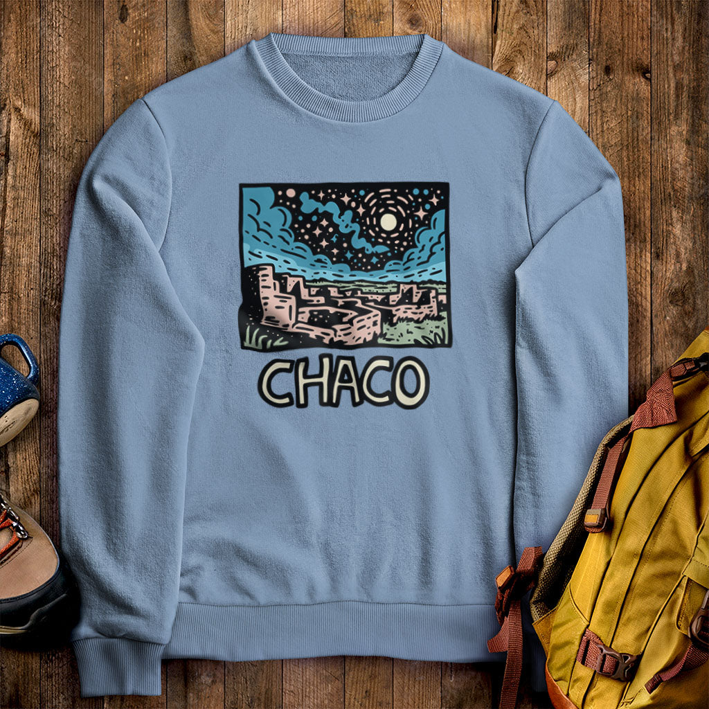 Chaco Culture National Historical Park at Night Crewneck product image 7