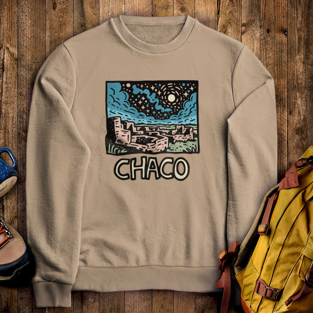 Chaco Culture National Historical Park at Night Crewneck product image 9