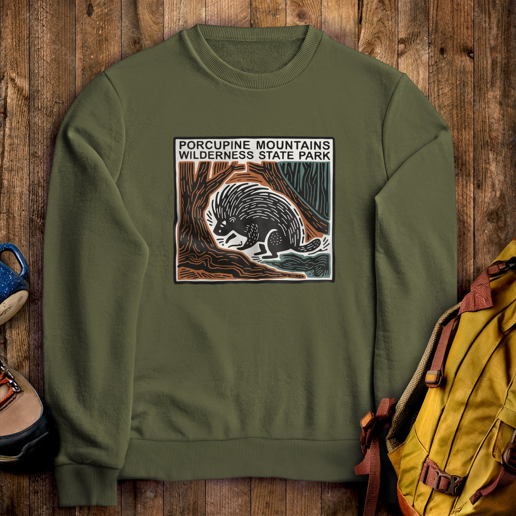 Porcupine Mountains Wilderness State Park Crewneck product image 11