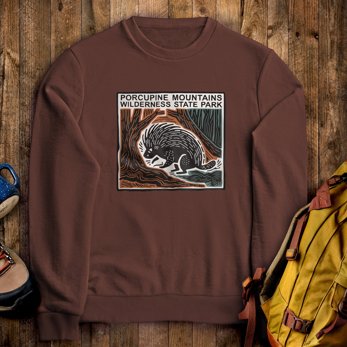 Porcupine Mountains Wilderness State Park Crewneck product image 15