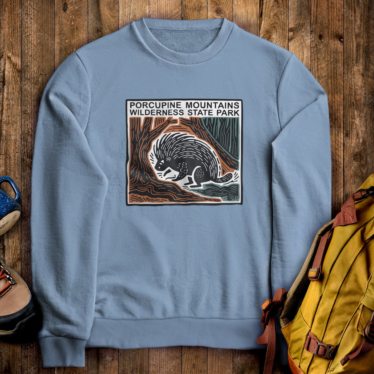 Porcupine Mountains Wilderness State Park Crewneck product image 7