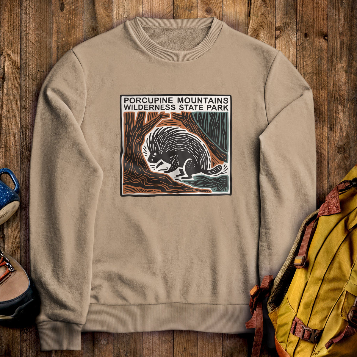 Porcupine Mountains Wilderness State Park Crewneck product image 9