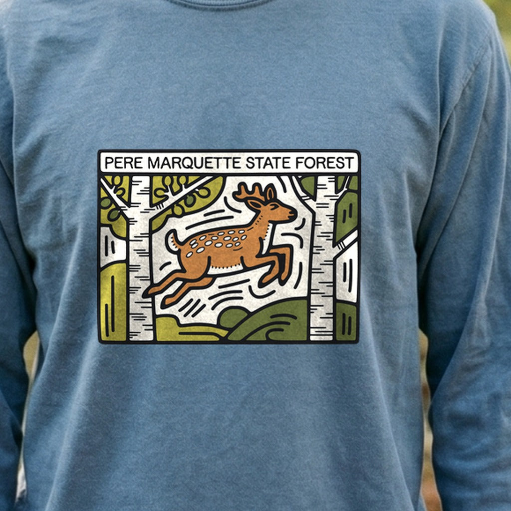 Pere Marquette River Cotton Long Sleeve product image 3