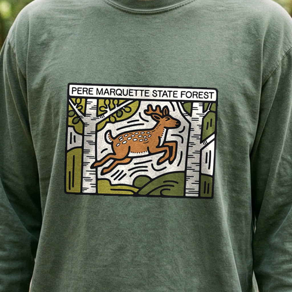 Pere Marquette River Cotton Long Sleeve product image 4