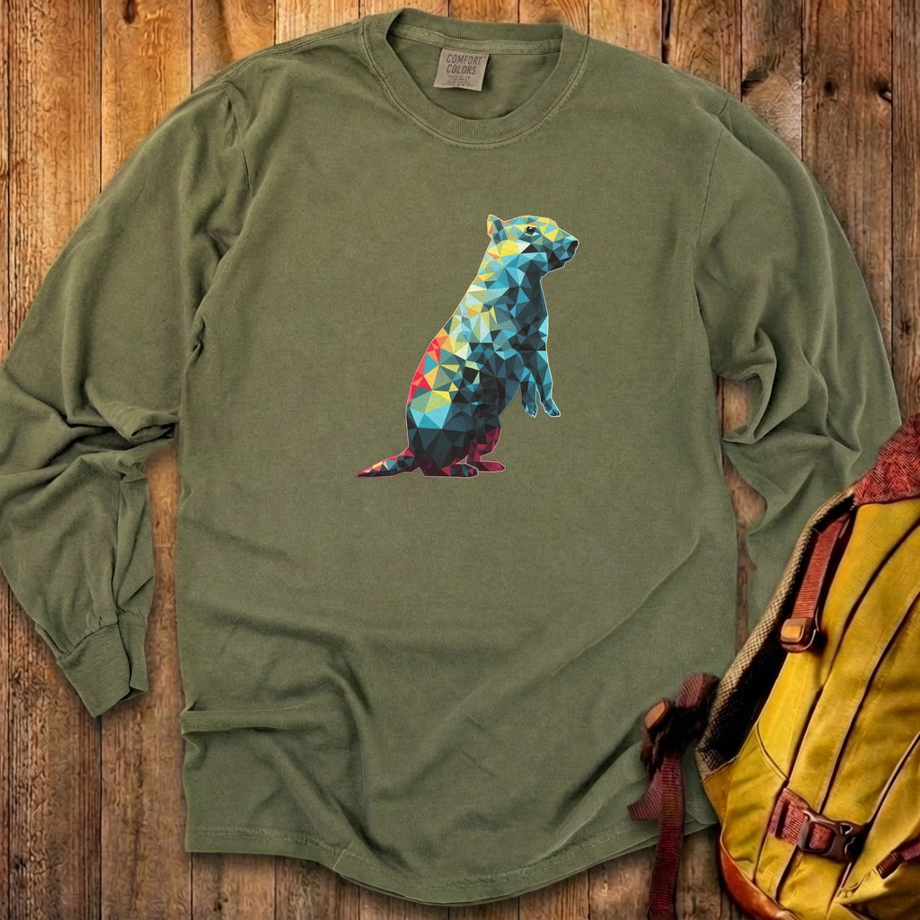 Prairie Dog Mosaic Cotton Long Sleeve product image 1