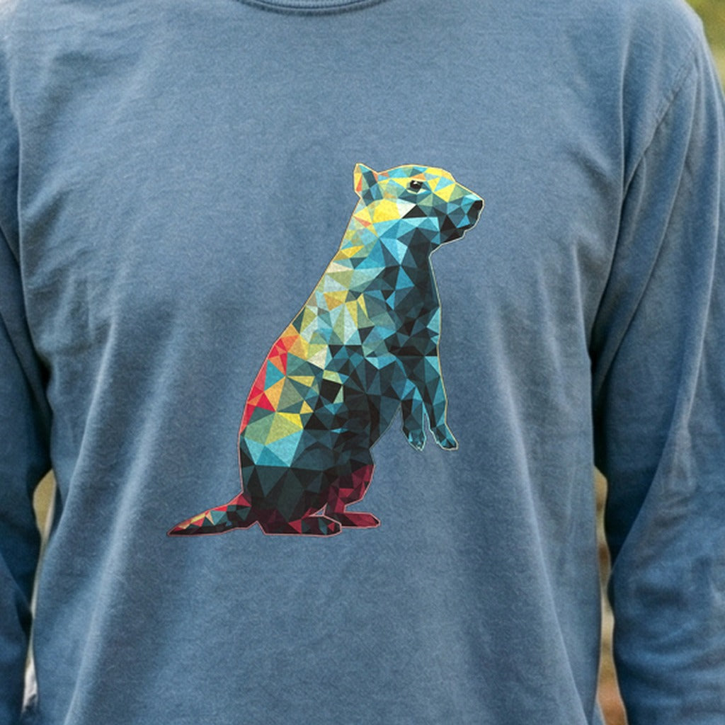Prairie Dog Mosaic Cotton Long Sleeve product image 3