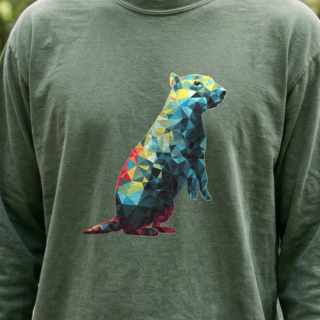 Prairie Dog Mosaic Cotton Long Sleeve product image 4