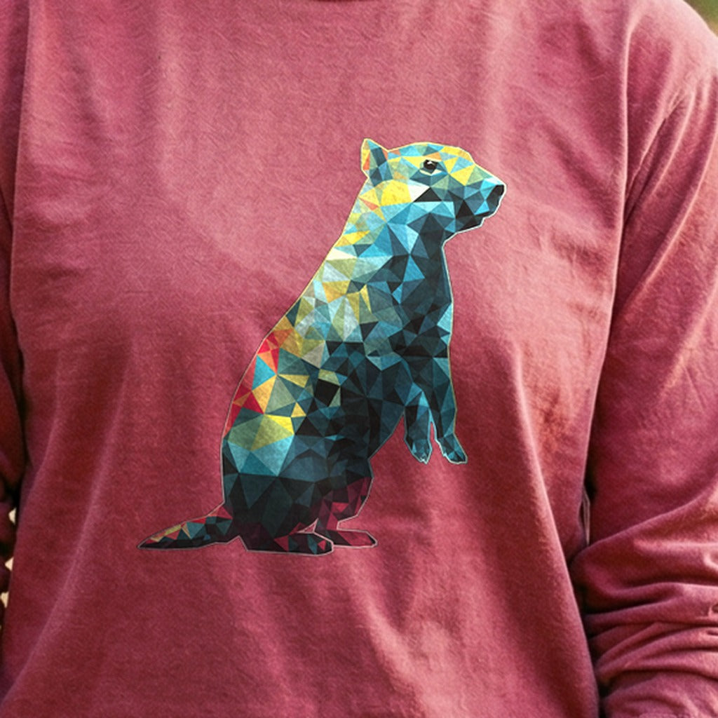 Prairie Dog Mosaic Cotton Long Sleeve product image 5