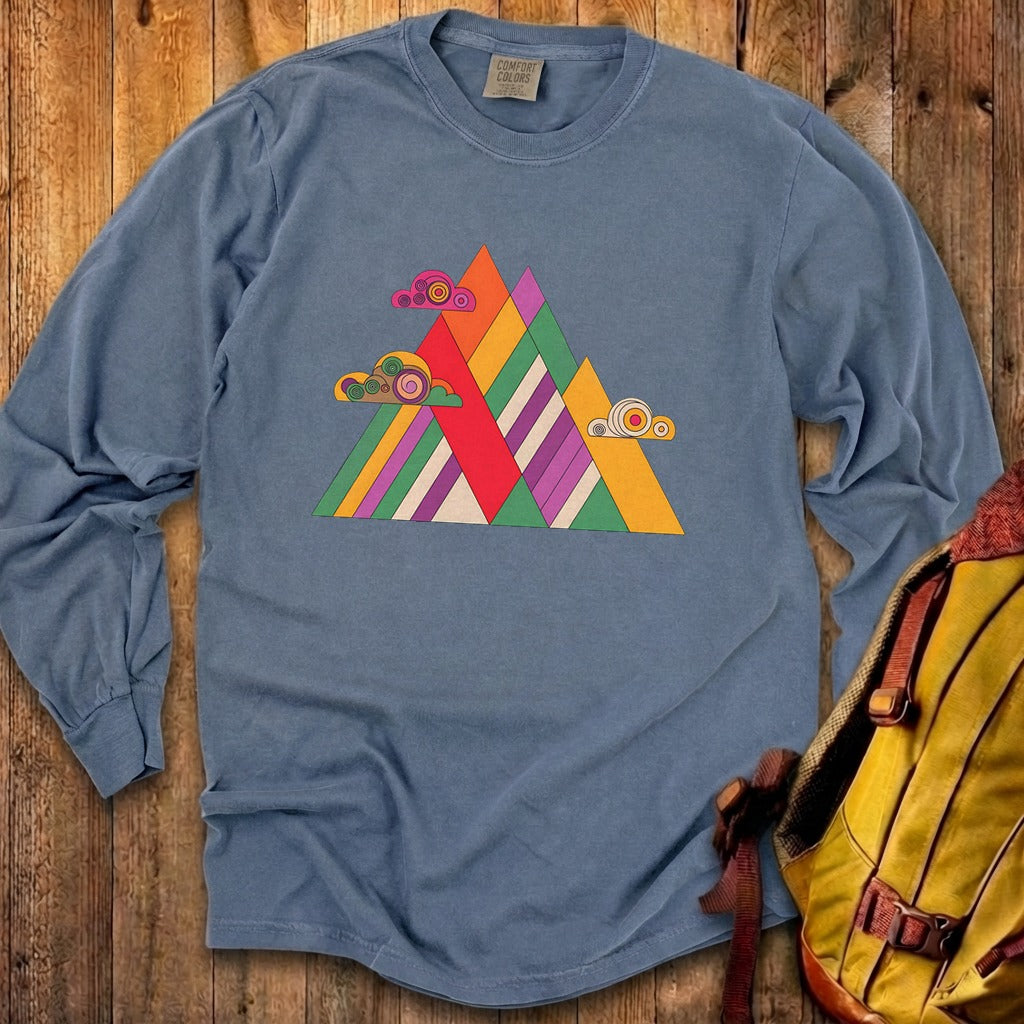Retro Peaks Cotton Long Sleeve product image 1