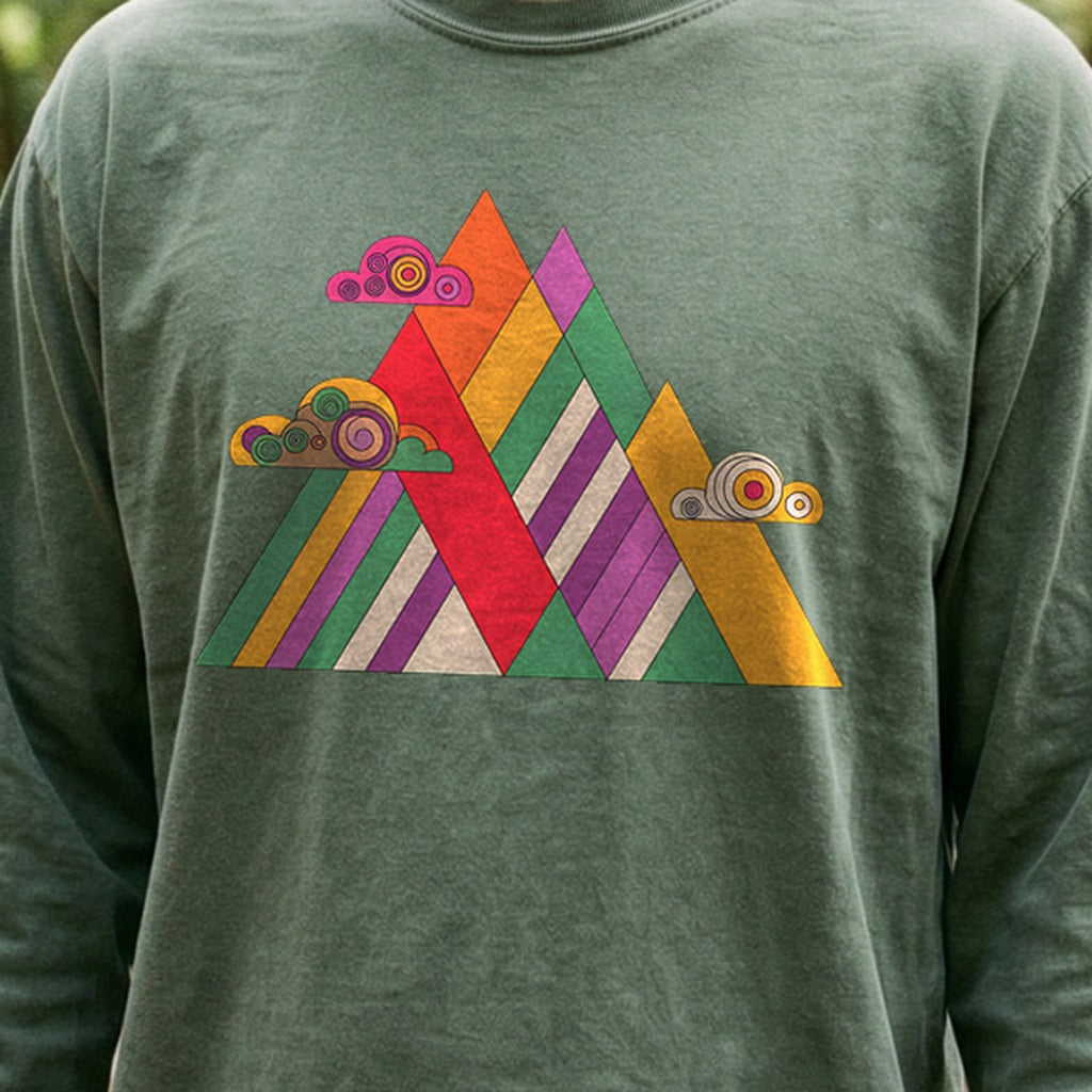 Retro Peaks Cotton Long Sleeve product image 4