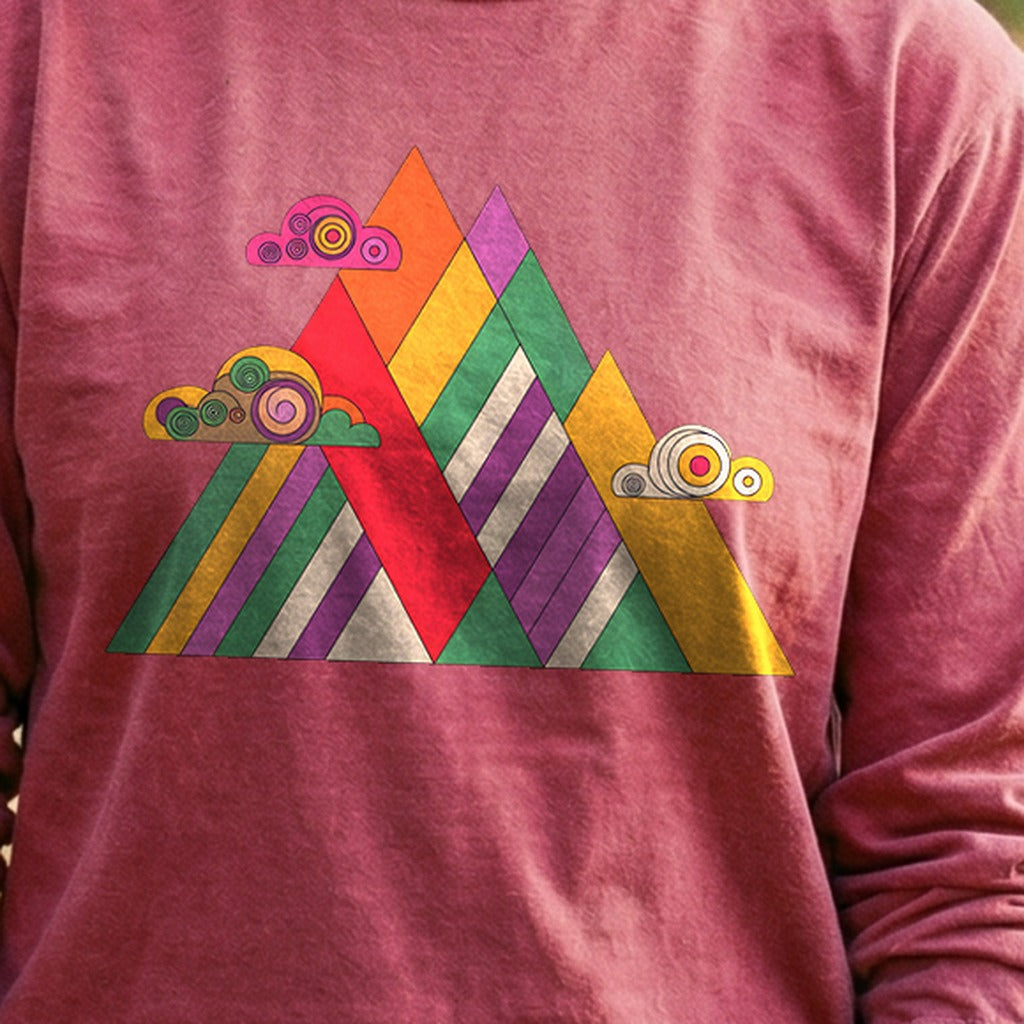 Retro Peaks Cotton Long Sleeve product image 5
