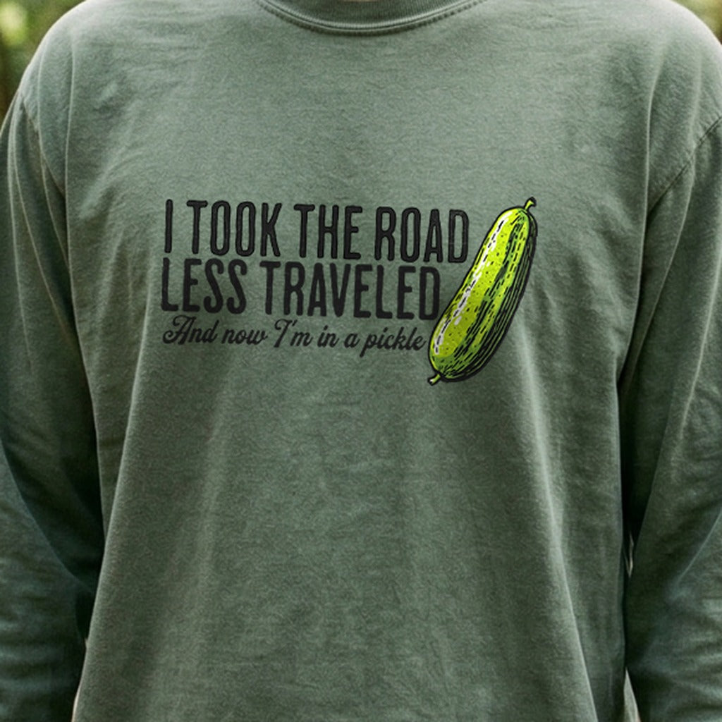 Road Less Traveled Pickle Cotton Long Sleeve product image 4
