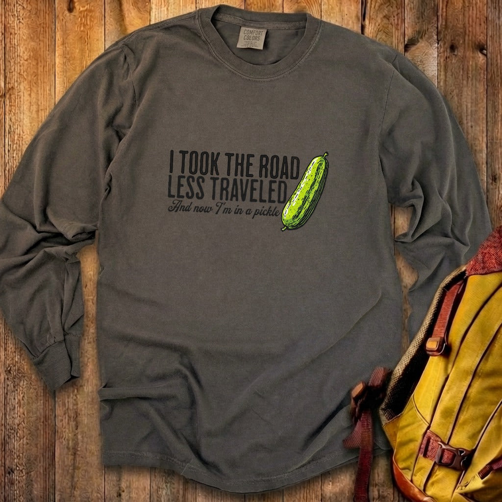 Road Less Traveled Pickle Cotton Long Sleeve product image 1