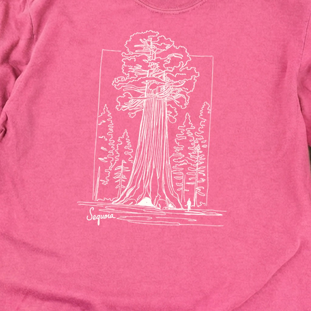 Sequoia Line Drawing Cotton Long Sleeve product image 18