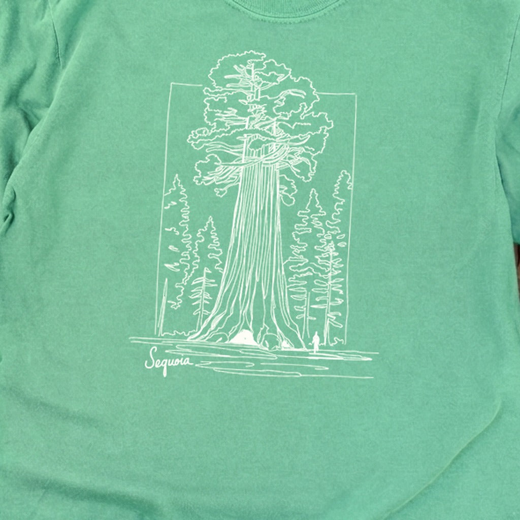 Sequoia Line Drawing Cotton Long Sleeve product image 22
