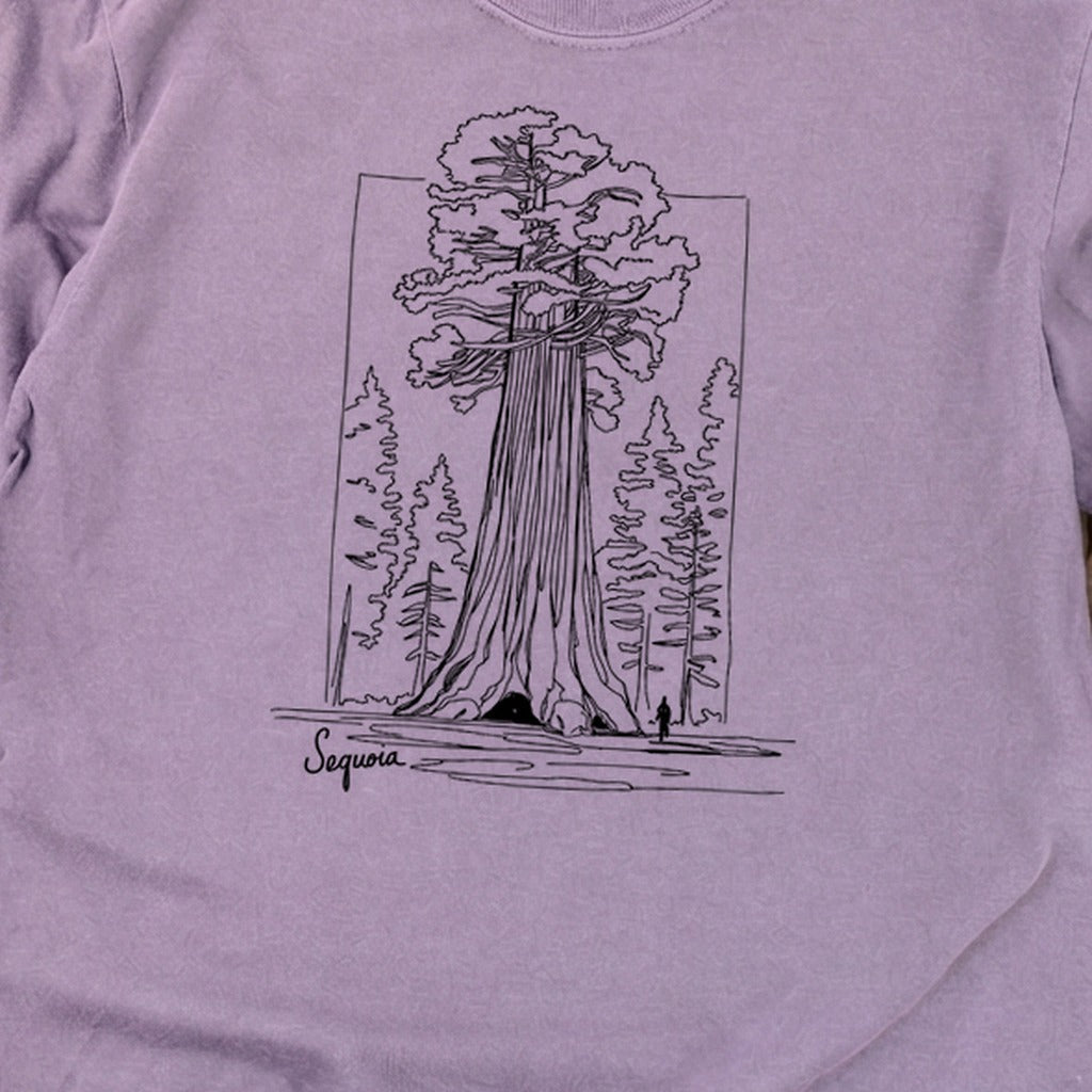Sequoia Line Drawing Cotton Long Sleeve product image 28