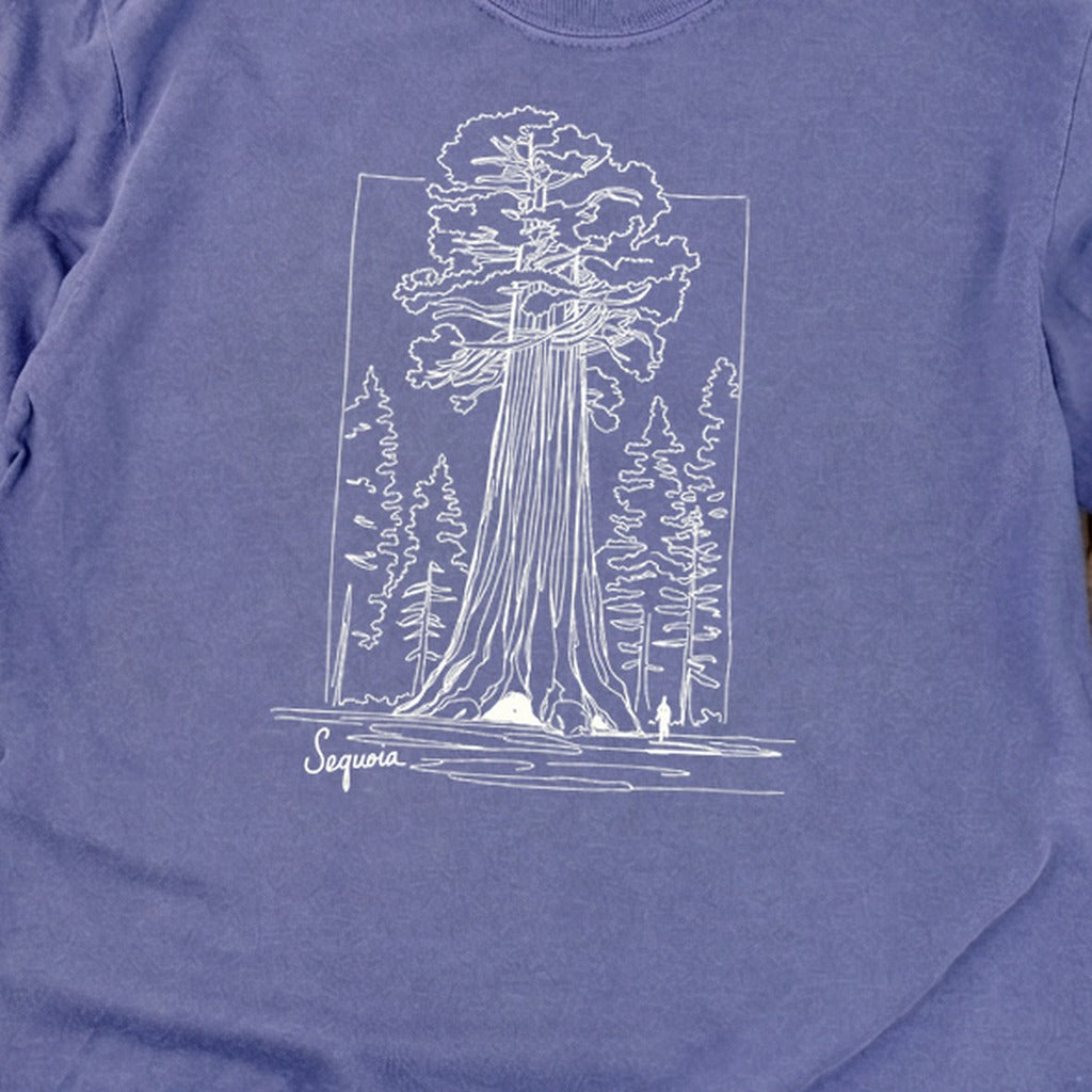 Sequoia Line Drawing Cotton Long Sleeve product image 30