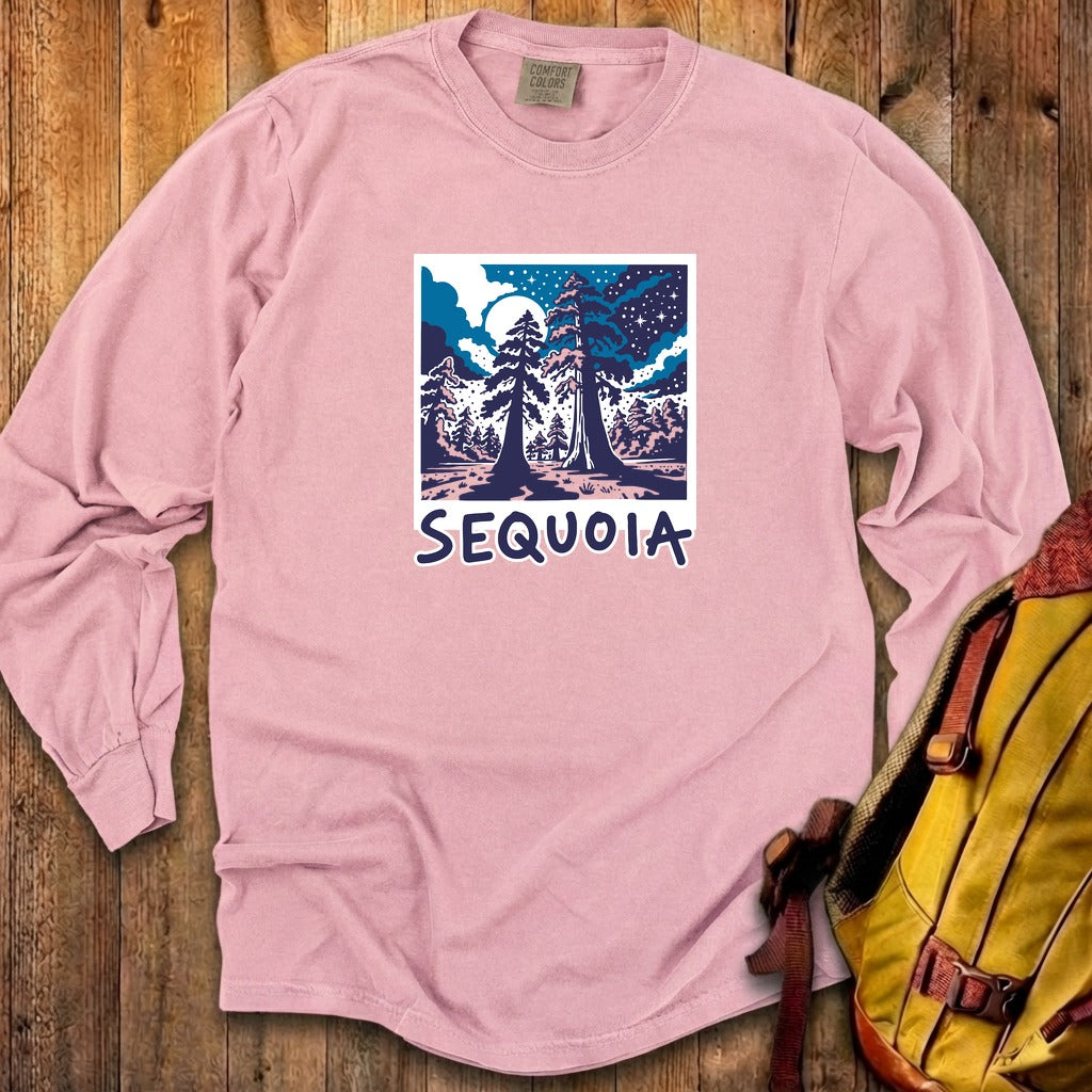 Sequoia at Night Cotton Long Sleeve product image 7