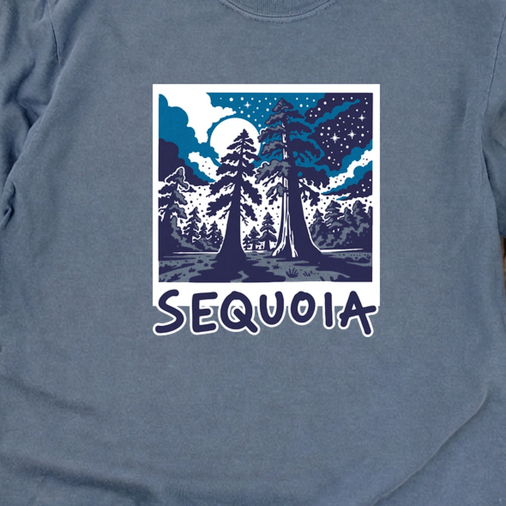 Sequoia at Night Cotton Long Sleeve product image 2