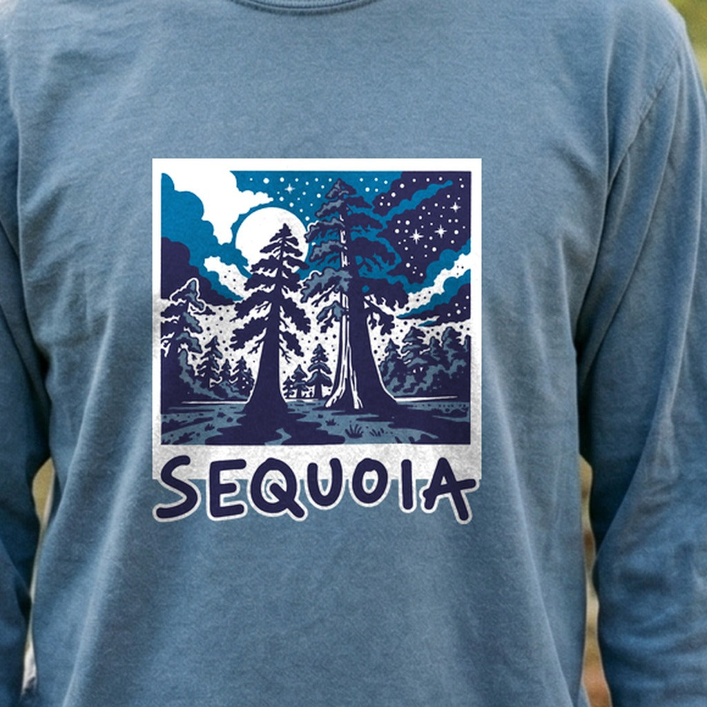 Sequoia at Night Cotton Long Sleeve product image 3