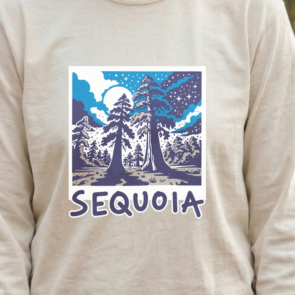 Sequoia at Night Cotton Long Sleeve product image 6