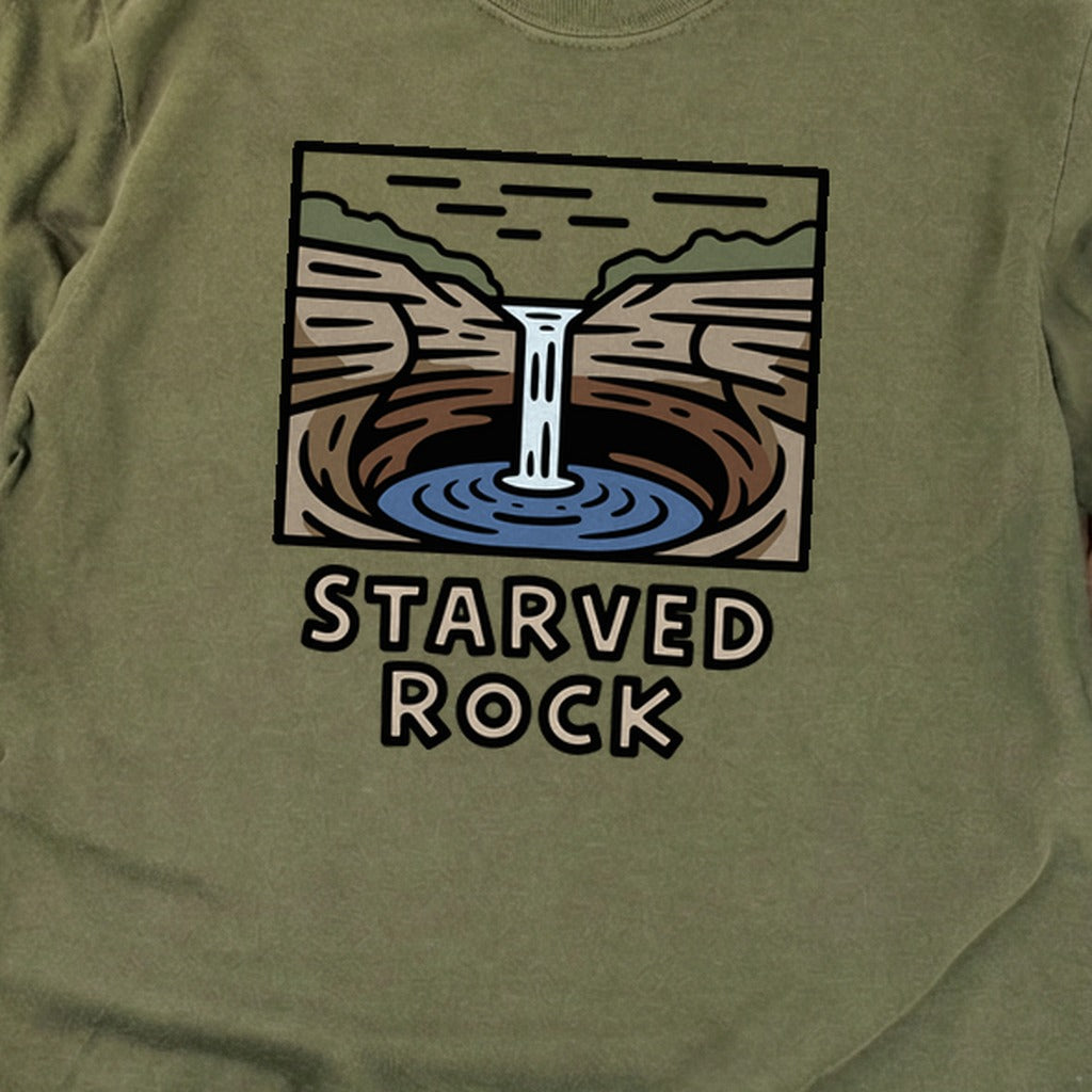 Starved Rock State Park 2 Cotton Long Sleeve product image 2