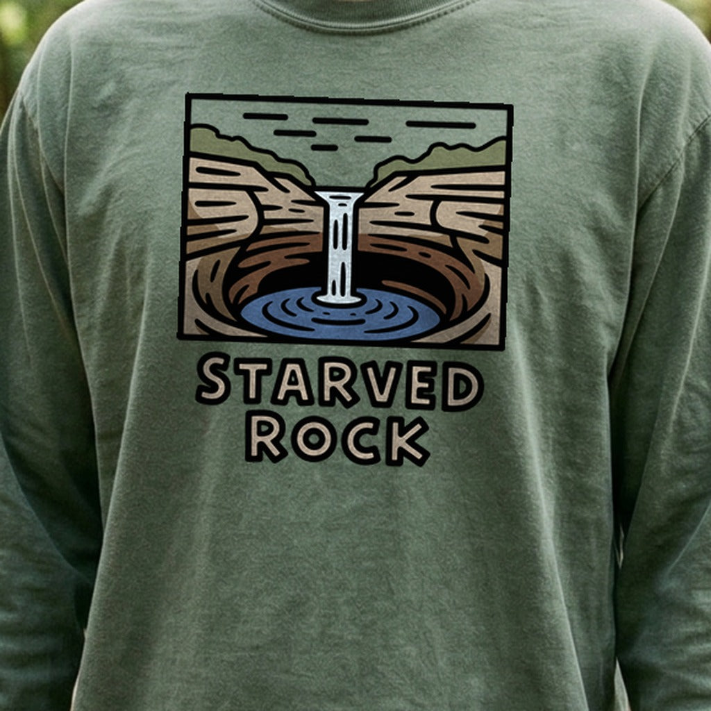 Starved Rock State Park 2 Cotton Long Sleeve product image 4