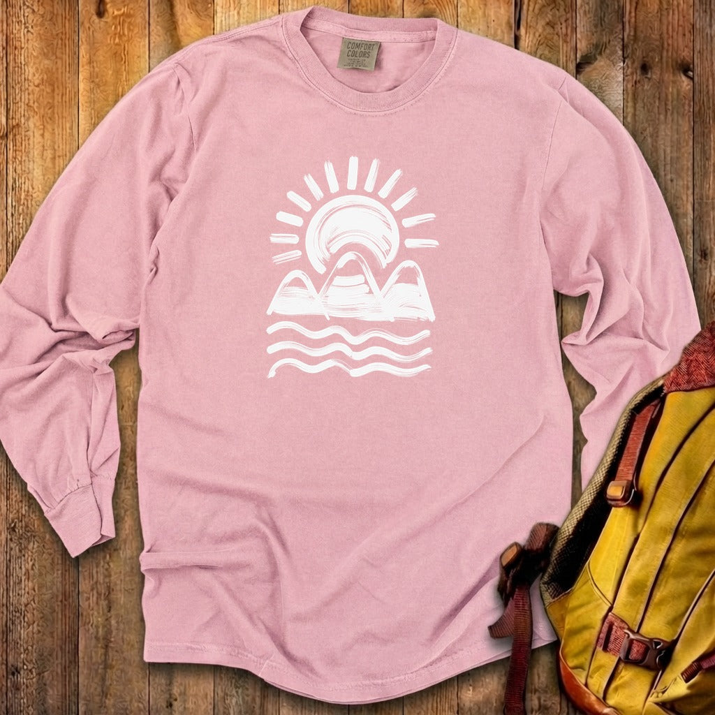 Three Sisters Mountains Cotton Long Sleeve product image 7