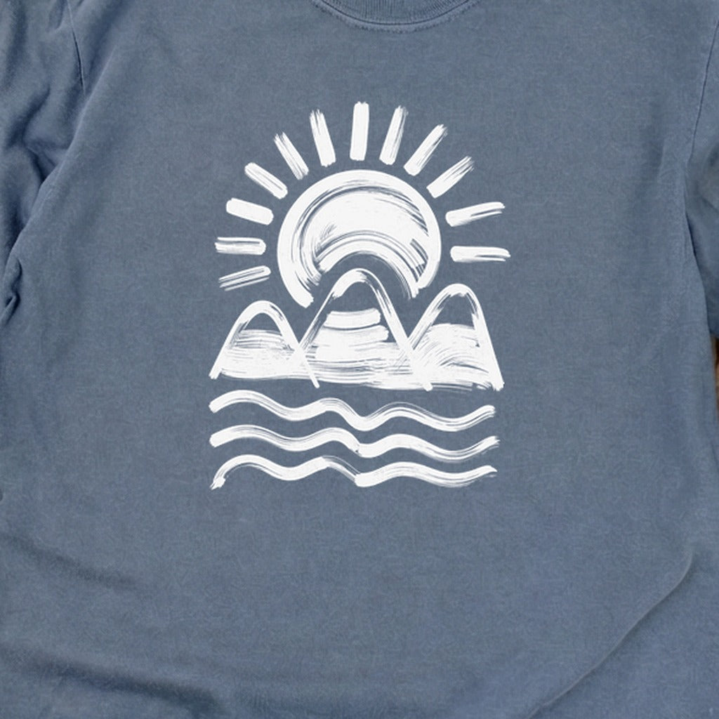 Three Sisters Mountains Cotton Long Sleeve product image 2