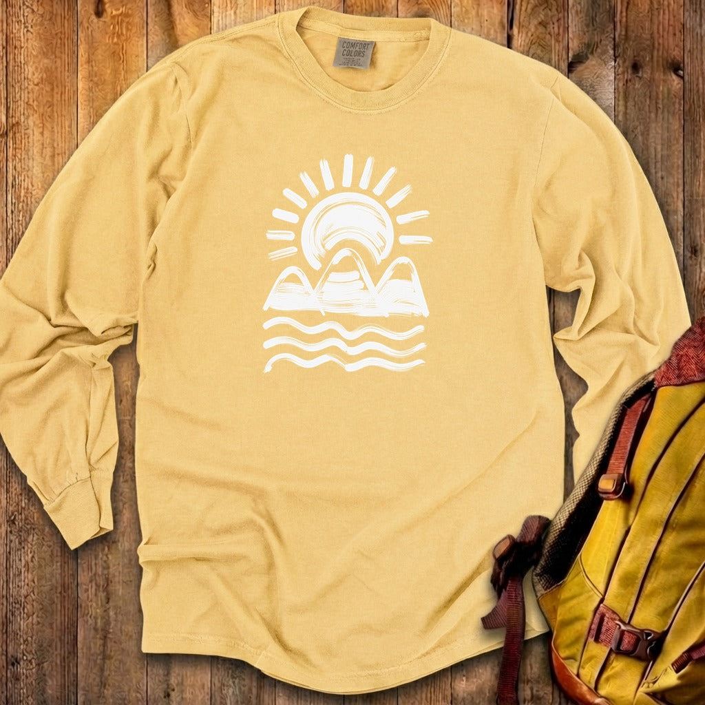 Three Sisters Mountains Cotton Long Sleeve product image 9