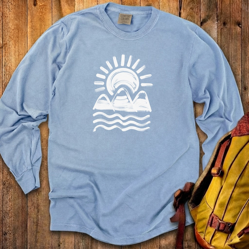 Three Sisters Mountains Cotton Long Sleeve product image 11