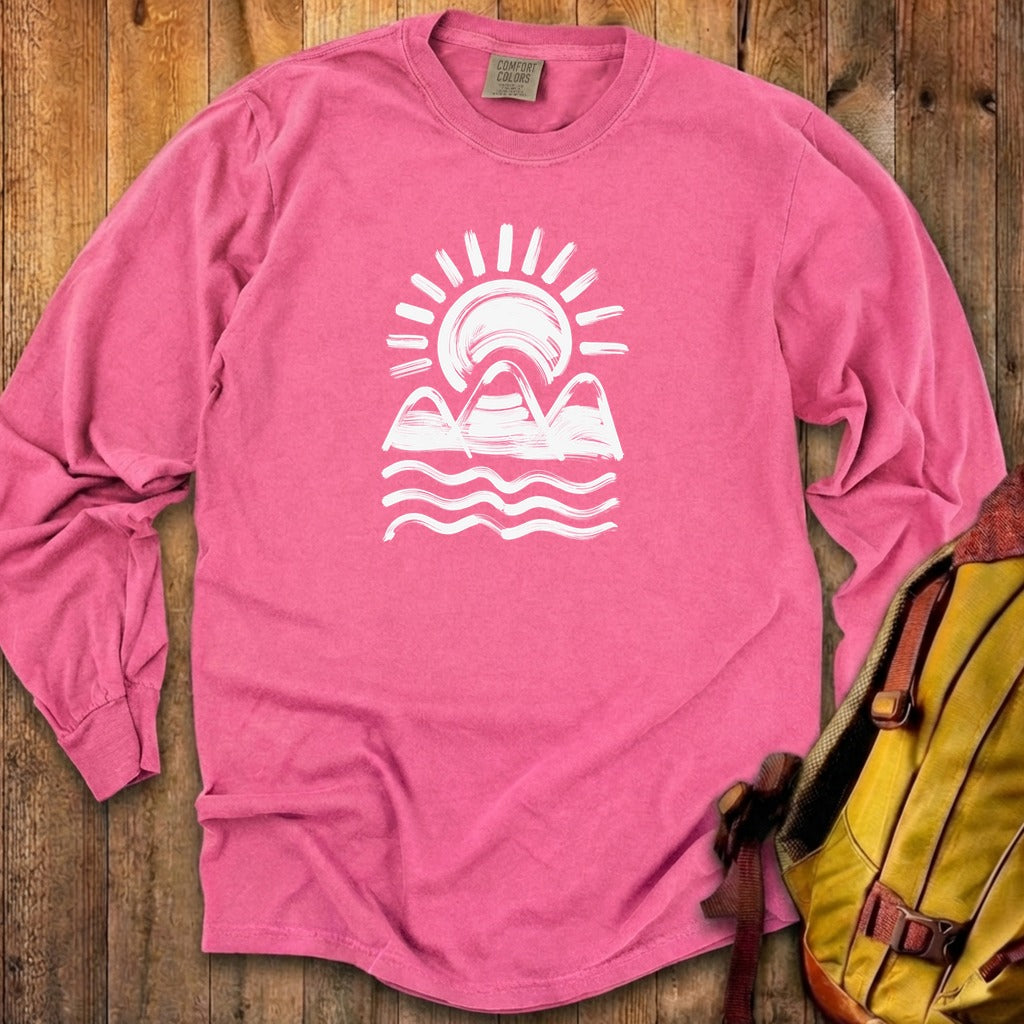 Three Sisters Mountains Cotton Long Sleeve product image 15