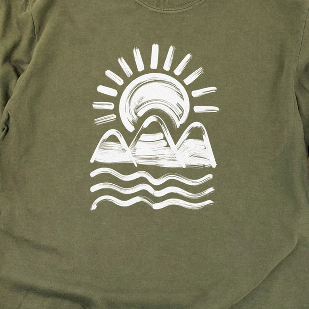 Three Sisters Mountains Cotton Long Sleeve product image 18