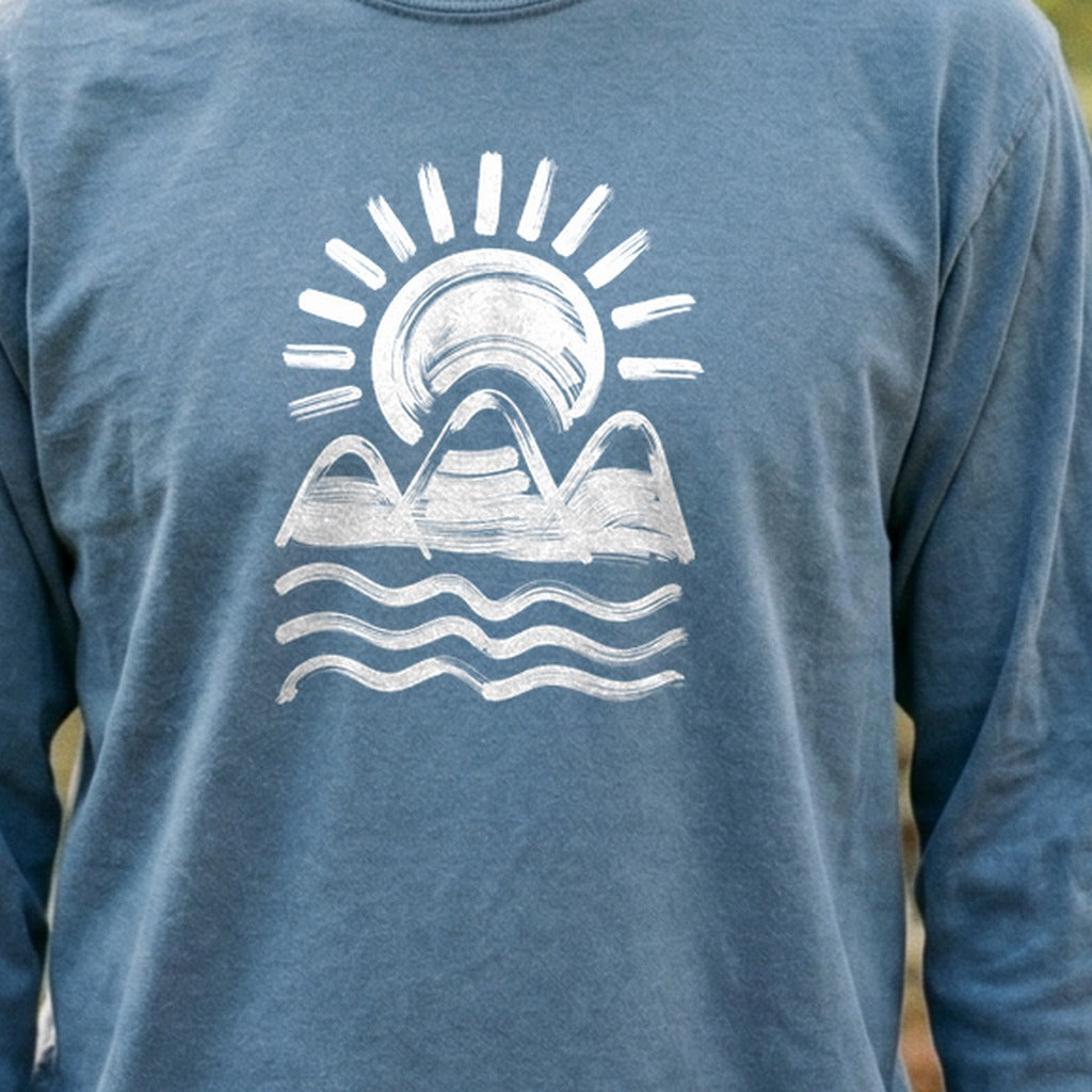 Three Sisters Mountains Cotton Long Sleeve product image 3