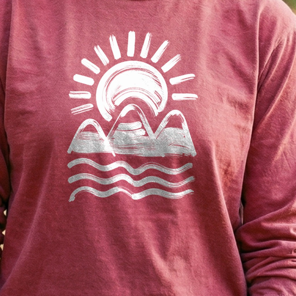 Three Sisters Mountains Cotton Long Sleeve product image 5