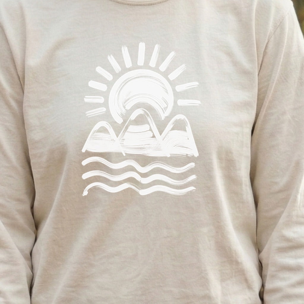 Three Sisters Mountains Cotton Long Sleeve product image 6